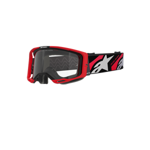 Gafas de Motocross y Ciclismo Unisex Alpinestars Vision 8 Rojas Transparentes - Product Image 3