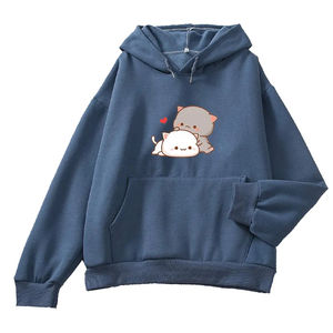 Sweats à capuche pour femmes 100% Sweats à capuche imprimés en coton Impression unisexe Logo personnalisé Nouvelle arrivée Sweats à capuche à manches longues pour femmes - Product Image 5