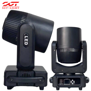 Stage 300W LED Zoom Moving Head Wash Light Bi-Color Face Fixture 10-17 Degree DMX for Church Wedding Event Rental Pro Use - Product Image 2