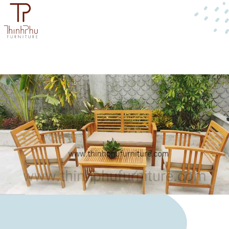 Outdoor Recliner Sofa Modern Waterproof Garden Set