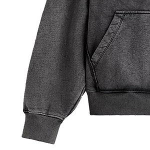 Sweat à capuche personnalisé de haute qualité avec strass pull respirant 100% coton strass à capuche pour hommes - Product Image 3