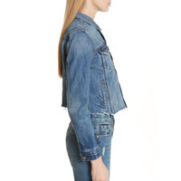 Chaqueta Vaquera Transpirable de Manga Larga con Botones para Mujer, Estilo Urbano, Otoño Invierno, Alta Calidad, Personalizable