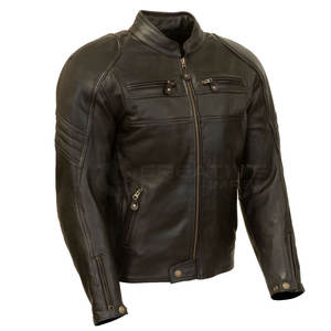 Chaqueta de moto Premium de cuero genuino unisex, chaquetas de moto elegantes, duraderas y cómodas, ideales para ciclistas - Product Image 2