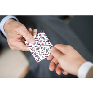 Tarjetas de Visita de Cartulina Mate de 300 g/m² con Relieve, Diseño Personalizado, Impresión Offset a Doble Cara, Tarjetas Personalizadas para Maquilladores - Product Image 5