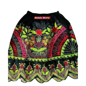 Women's Breathable 100% Cotton Embroidery <b>Skirts</b> with Custom Printing & Embroidery Logos OEM Factory Wholesale Embroidery <b>Skirts</b> - Product Image 6