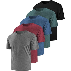 High Quality Short Sleeve T-Shirt Set Comfortable Solid & Multi Color Custom Print <b>Logo</b> Direct From Factory Low Price - Product Image 1