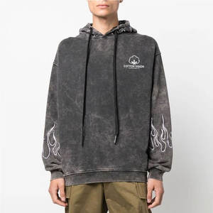 Sweats à capuche décontractés pour hommes effet délavé à l'acide – Prix usine – Les meilleures ventes de sweats à capuche délavés à l'acide - Product Image 2