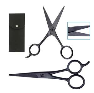 Venta al por mayor Tijeras de pelo de acero inoxidable Afilado Suave Borde de afeitar Tijeras de salón de corte de pelo con embalaje personalizado - Product Image 5