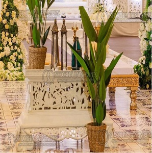 Elegante Mesa Consola de Madera para Decoraciones de Escenarios de Boda por Shobha Jain Impex - Product Image 4