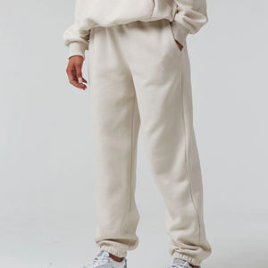 Haute qualité décontracté long Street Wear pulls à capuche pantalons de survêtement Logo brodé personnalisé hiver femmes en gros surdimensionné - Product Image 4