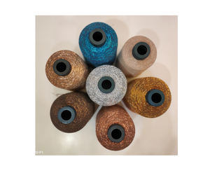 Fil de polyester métallique de type MH hautement torsadé pour le tricot circulaire plat pour les professionnels de la broderie de couture Prix compétitif - Product Image 1