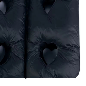 Veste matelassée unie pour homme en gros, automne-hiver, col montant, fermeture éclair, décontractée, chaude, avec poches - Product Image 5