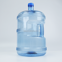 Bidon d'eau en polycarbonate de 5 gallons, 15L, 18L, 19L, 20L, qualité alimentaire, bidon d'eau en plastique avec poignée