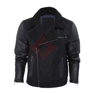 Chaqueta de Cuero para Hombre, Estilo Slim Fit, Vintage, Motociclista, Resistente al Viento, Transpirable, Personalizable en Color/Logotipo, Casual - Product Image 1