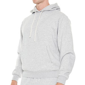 Sweats à capuche courts Boxy Fit pour hommes pulls à capuche en coton sweats casual Streetwear sweats à capuche surdimensionnés vierges OEM - Product Image 2
