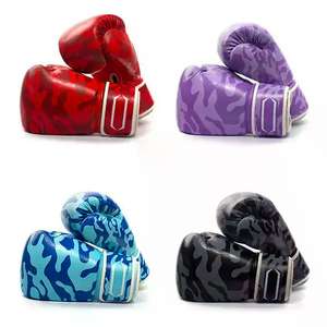 Vente directe usine – Gants de boxe en cuir PU de haute qualité, écologiques, réglables, protection UV, logo et couleur personnalisables pour le sport/la gym - Product Image 5