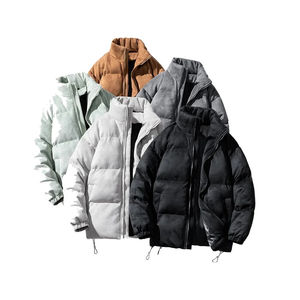 <b>Mens</b> Fashion Windproof <b>Velvet</b> Puffer <b>Jacket</b> Custom Outdoor Winter <b>Jacket</b> <b>Men</b> Casual Hooded Down <b>Men's</b> Puffer <b>Jacket</b> - Product Image 1