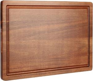 Proveedor a granel, fabricante de bloques de cortar reversibles, asas, ranura para jugo, madera de acacia, carnicero, tabla de cortar Extra gruesa, carne - Product Image 6