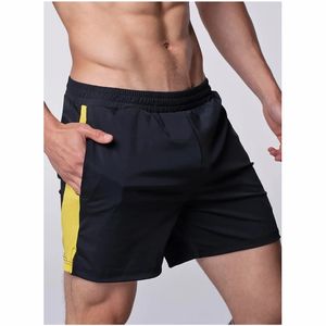 Pantalones cortos deportivos de poliéster 100% para hombre, diseño personalizado, entrenamiento deportivo de secado rápido, ropa para correr, estampado de patrón sólido - Product Image 2