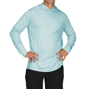 Men's Custom Color Slim Hooded Sports <b>Sweatshirt</b> 210Gsm Shrink-Proof Nylon Spandex Digital Printing <b>Yoga</b> Spring Screen Knitted - Product Image 5