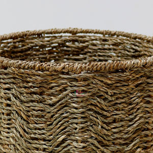 Artex Dong Thap Paniers de rangement en osier fait à la main en jonc de mer Coffrets cadeaux décoratifs pour la cuisine, le salon et l'organisation de la maison - Product Image 5