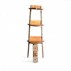 Traditional WOODEN BOOKSHELF <b>Vintage</b> Bookshelf handcrafted elegance living room Mix & Match Decor - MOQ 1 Container Only - Product Image 5