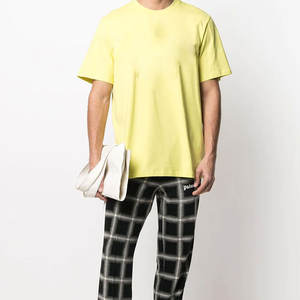 Venta al por mayor de camisetas para hombre 100% puro algodón liso clásico manga corta verano Casual alta calidad ropa de calle camisetas para hombres - Product Image 2