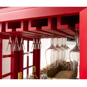 Cabine téléphonique moderne Home Bar Cabinet Cabine téléphonique pour l'extérieur Décoration de mariage OEM Party Supplies Direct From India - Product Image 4