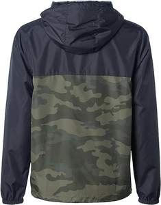 2025 hommes léger hiver à capuche haute rue coupe-vent veste avant Logo fermeture éclair activités de plein air équipement randonnée Camping - Product Image 4