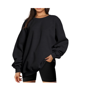 Sudadera de algodón de alta calidad para mujer 2025, cómoda y elegante para el invierno, ropa informal con logotipo frontal, suministro ODM - Product Image 6