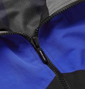 Chaqueta Cortavientos 100% Poliéster para Hombre, Estilo Casual, Diseño de Parches, Color Nylon, Chaqueta con Cremallera Resistente al Viento - Product Image 5