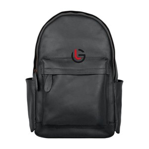 GLOBAL <b>LEATHER</b> Unisex Customized Genuine <b>Leather</b> <b>Laptop</b> <b>Backpack</b> with Waterproof & Breathable Features 20-35L Capacity - Product Image 1