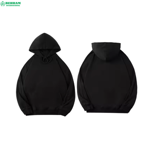 Sudadera con Capucha Oversize de Forro Polar Térmico/Felpa Francesa para Hombre, Diseño Bordado Behram International 2026, Transpirable, para Invierno y Otoño - Product Image 4