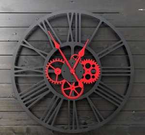 Tenture murale en métal de forme géométrique faite à la main décoration unique pour chambre à coucher salon avec aiguille Quartz nouveaux mariages - Product Image 2