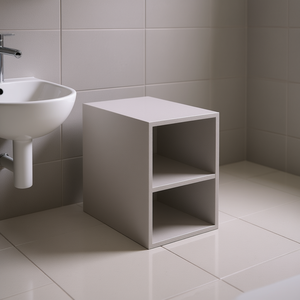 Conjunto de Baño Vieste con Mueble Suspendido de Base Abierta en Gris Perla de 30 cm - Product Image 3