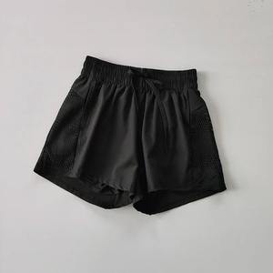 Shorts de sport écologiques pour femmes, 100% coton, avec taille élastique - Product Image 5