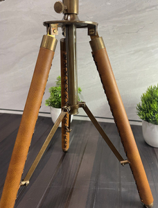 Nuevo telescopio náutico de bajo costo con soporte trípode cubierta de cuero de primera calidad regalo para amante náutico idea de oficina única - Product Image 4