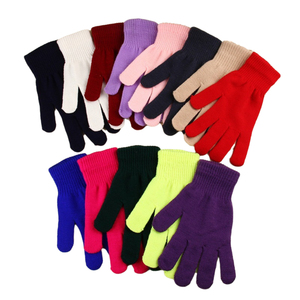 Gants acryliques d'hiver mode pour hommes Logo personnalisé Gants chauds tricotés épais et doux pour écran tactile - Product Image 5