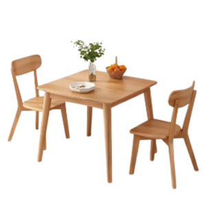 Juego de mesa de comedor de restaurante con juego de comedor de madera de teca de 2 plazas Fabricación de materiales de la mejor calidad en Indonesia - Product Image 5