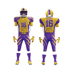 Uniforme de football américain de haute qualité pour hommes, ensemble maillot et pantalon, coupe confortable, entraînement d'équipe, match, vêtements de sport - Product Image 4