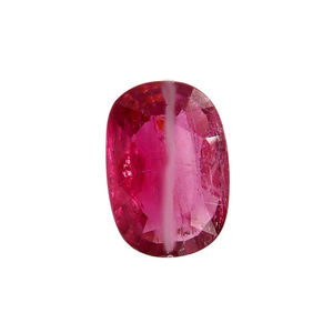 Pierre précieuse semi-précieuse tourmaline de couleur rose, 13,3 x 9,2 mm, 4,34 carats, forme coussin, naturelle, pour boucles d'oreilles et pendentif - Product Image 5