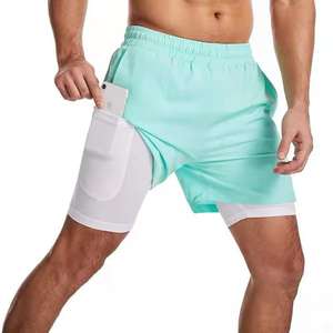 2025 pantalones cortos atléticos ligeros para hombre, pantalones cortos para correr, pantalones calientes a la moda, pantalones cortos estampados de verano para playa al aire libre, poliéster 100% - Product Image 4