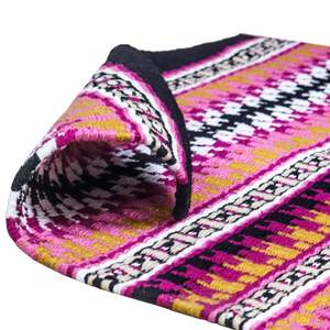 Almohadillas de sillín de equipo de montar occidental de lana duraderas y cómodas hechas a medida y Manta de espectáculo de desfile forro de polialgodón tejido a mano OEM - Product Image 5