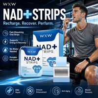 Films oraux NAD+ personnalisables en gros, à dissolution rapide, amélioration de l'immunité, récupération musculaire, bandes orales NAD+ portables