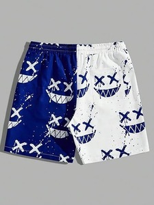 Pantalones Cortos de Hombre de Alta Calidad en Spandex/Poliéster, Estilo Urbano, Cintura Elástica, Antiarrugas, Transpirables, de Secado Rápido y Ecológicos - Product Image 3