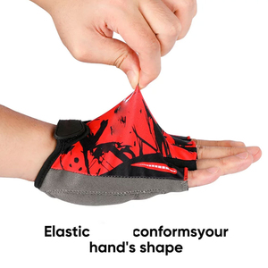 Nouveaux gants de cyclisme demi-doigts respirants antidérapants gants de course de gymnastique de sport avec short rembourré pour l'équitation et le travail de gymnastique OEM - Product Image 5