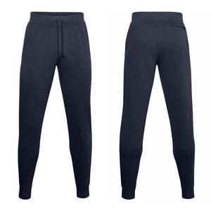 Pantalons de survêtement de gymnastique coupe ajustée pour hommes Logo personnalisé Joggers en coton de haute qualité Joggers de fitness délavés foncés décontractés quantité minimale de commande bas - Product Image 5