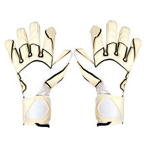 Gants de gardien de but fabriqués au Pakistan, nouvelle arrivée 2025, protection des doigts, cuir, faible MOQ, football, OEM - Product Image 5