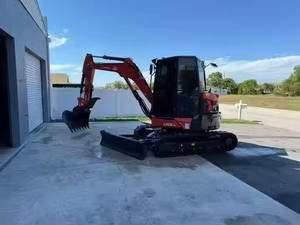 Miniexcavadora de orugas usada original Kubota, a la venta, de bajo funcionamiento - Product Image 3