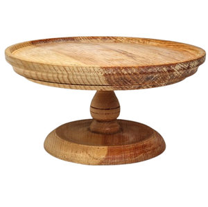 Soporte de pastel de madera redondeado de diseñador elegante de la mejor calidad Nuevo aspecto para fiestas de cumpleaños, Navidad y aniversario a precios bajos - Product Image 1